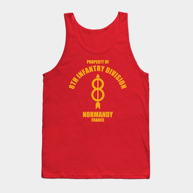 8th Infantry Division - Normandy France Tank Top by Firemission45